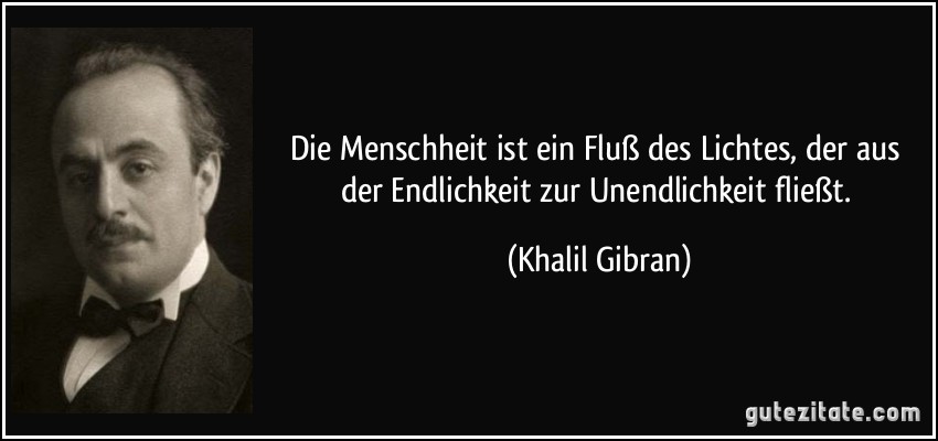 Khalil Gibran Dieters Welt