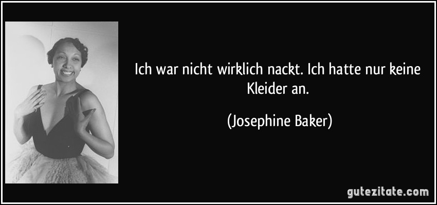 Nackt  Josephine Baker Josephine Jobert