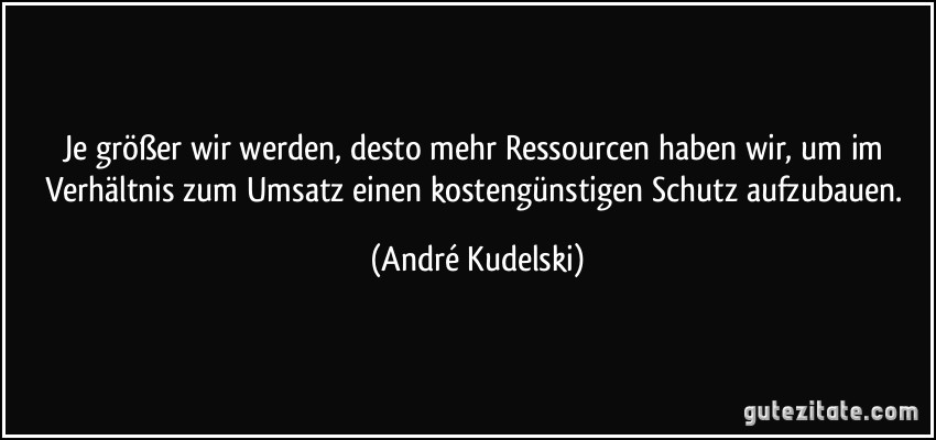 Je größer wir werden, desto mehr Ressourcen haben wir, um im Verhältnis zum Umsatz einen kostengünstigen Schutz aufzubauen. (André Kudelski)