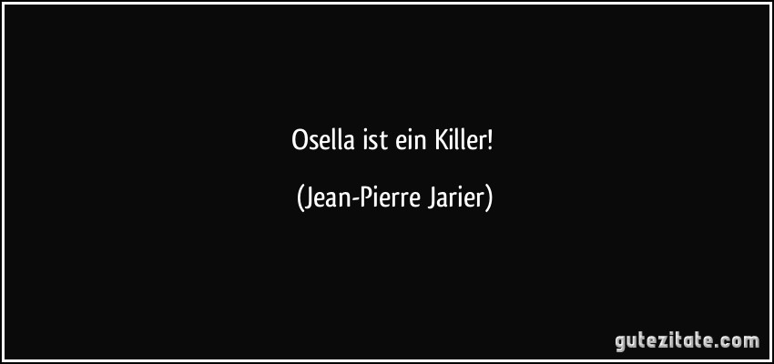 Osella ist ein Killer! (Jean-Pierre Jarier)