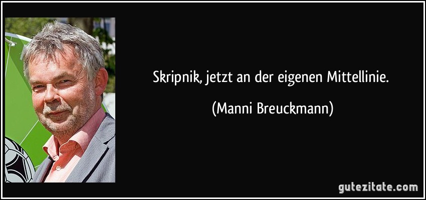 Skripnik, jetzt an der eigenen Mittellinie. (Manni Breuckmann)