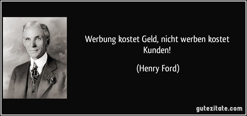 Henry ford werbung uhr #2