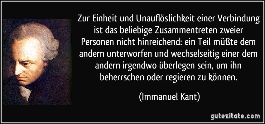 Zur Einheit und Unauflöslichkeit einer Verbindung ist das...